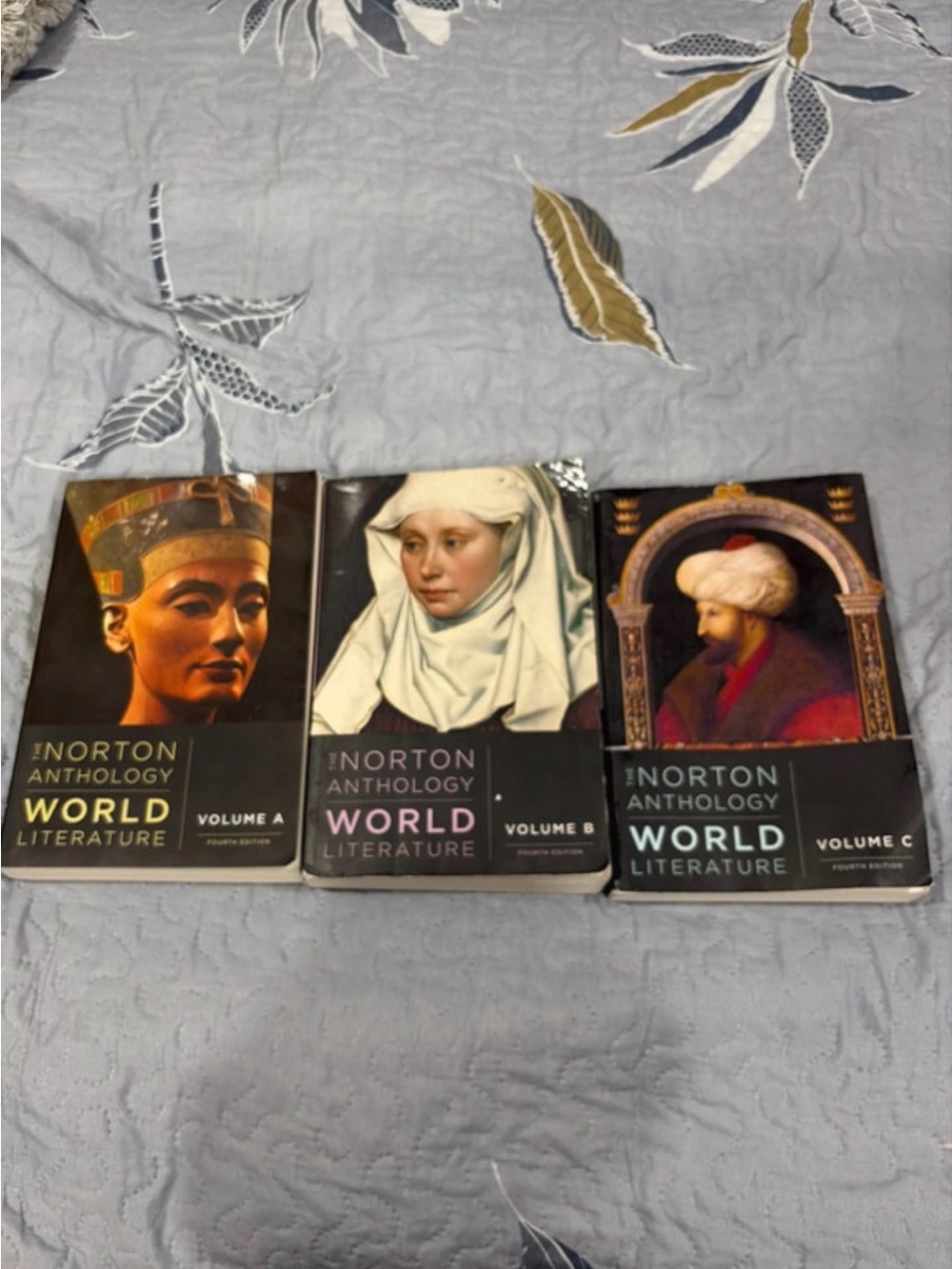 World Literature Volumes A–C - Black and Multicolor Covers